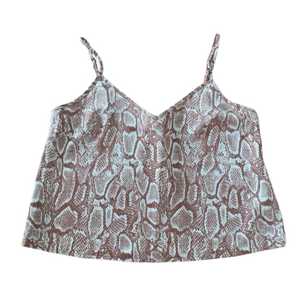 Forever 21 snakeskin print camisole